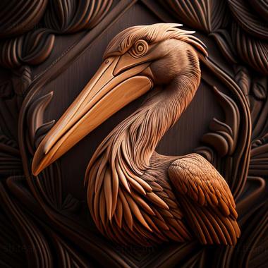 3D model Petros pelican famous animal (STL)